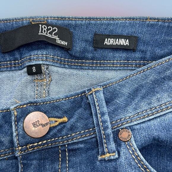 1822 DENIM Women’s 8 ADRIANNA Blue Jeans - Picture 4 of 4